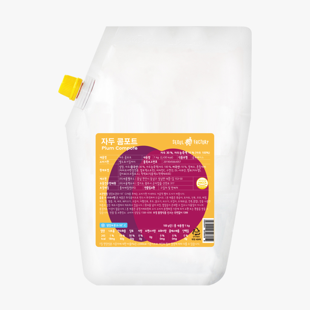 서울팩토리 자두 콤포트 1kg x 6
