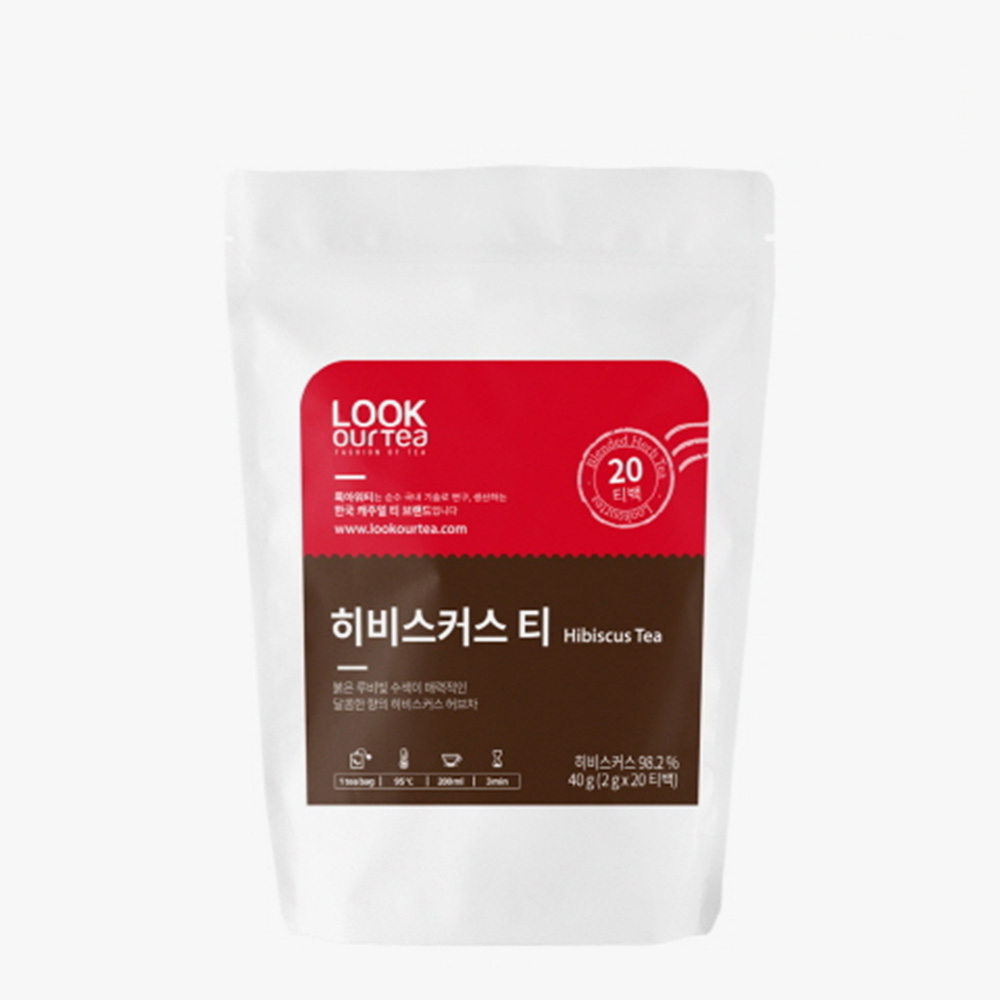 룩아워티 히비스커스티 20티백