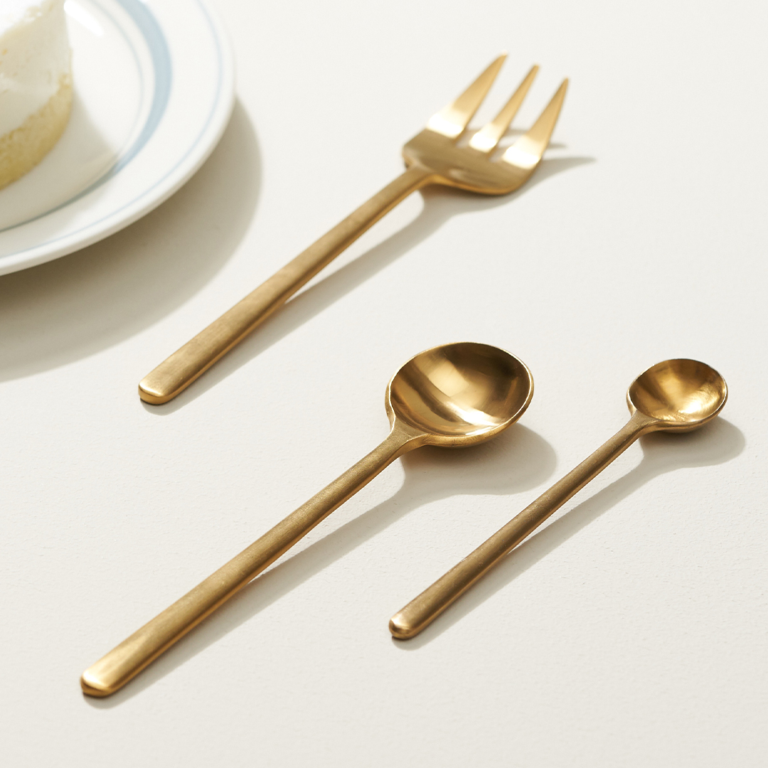러브라믹스 샤또 커피스푼 - 골드 (10cm)