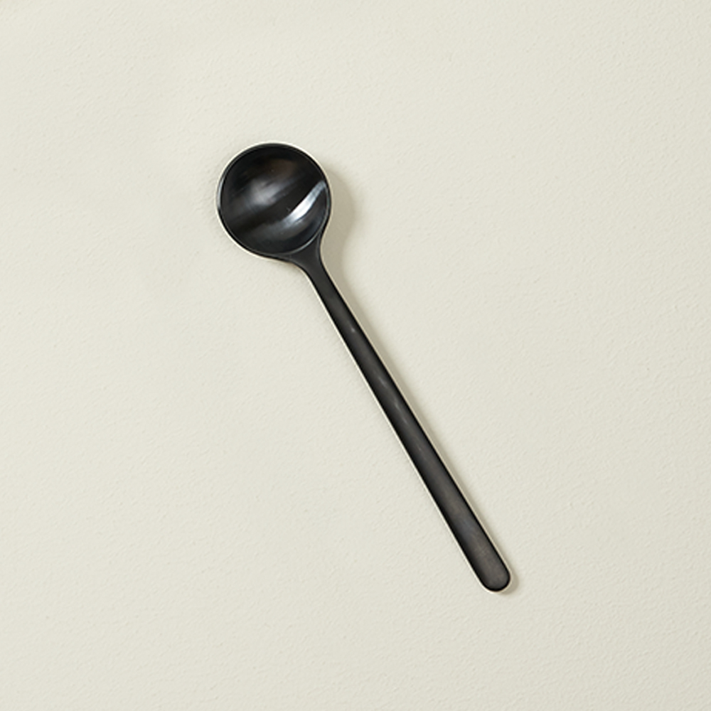 러브라믹스 샤또 디저트 스푼 - 매트블랙 (13cm)