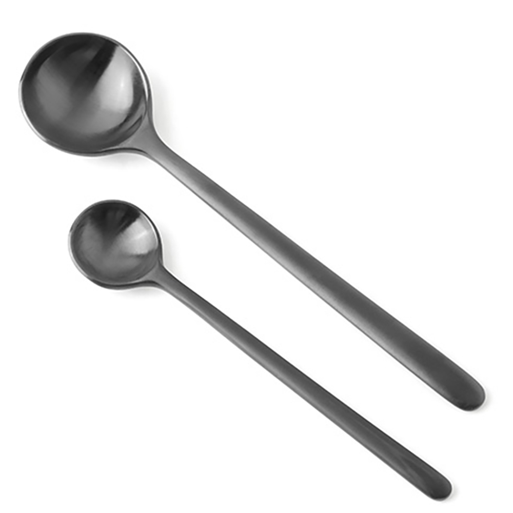 러브라믹스 샤또 커피스푼 - 매트블랙 (10cm)