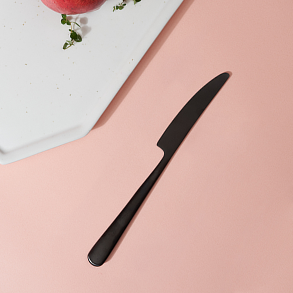 러브라믹스 샤또 디너 나이프 - 매트블랙 (23cm)