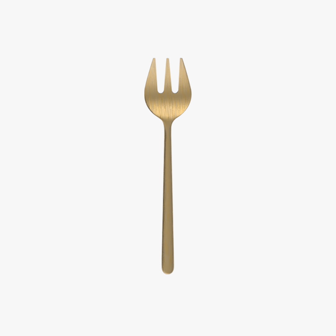 러브라믹스 샤또 디저트 포크 - 골드 (14cm)
