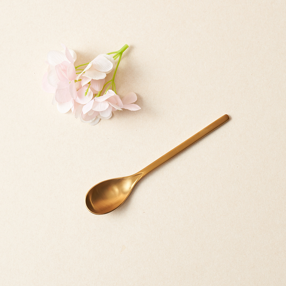 러브라믹스 아파트먼트 디저트 스푼 - 골드 (14.5cm)