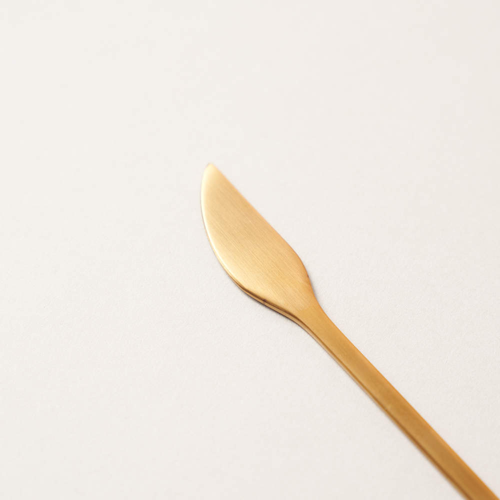 러브라믹스 아파트먼트 버터나이프 - 골드 (13cm)