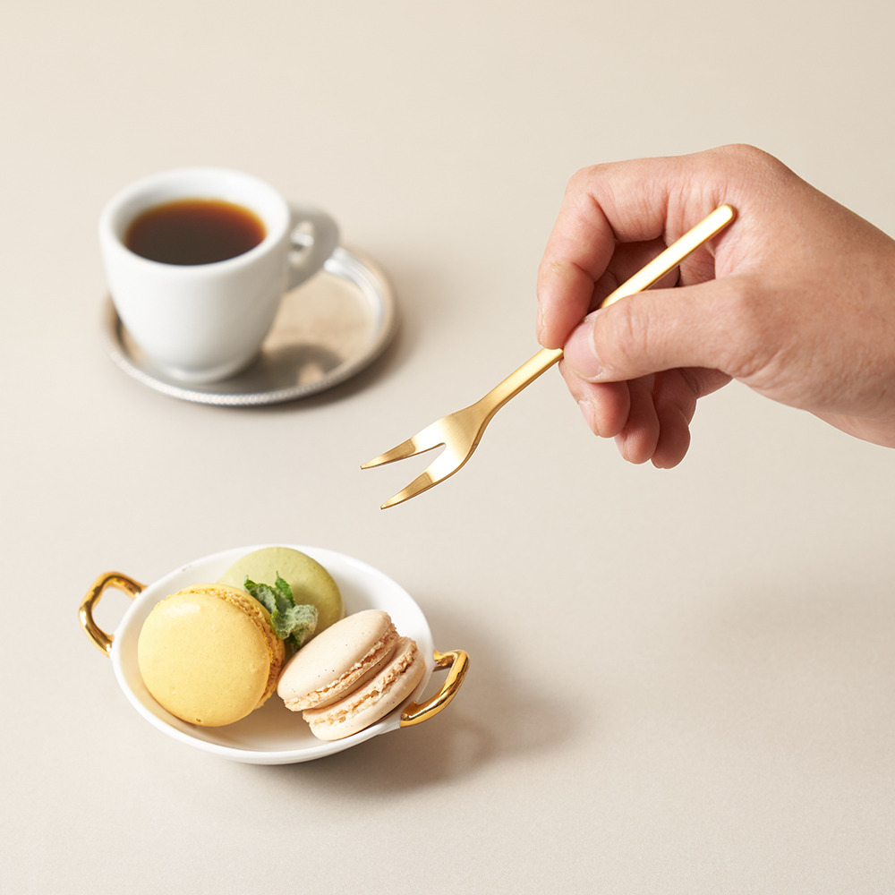 러브라믹스 아파트먼트 렐리시 포크 - 골드 (13cm)