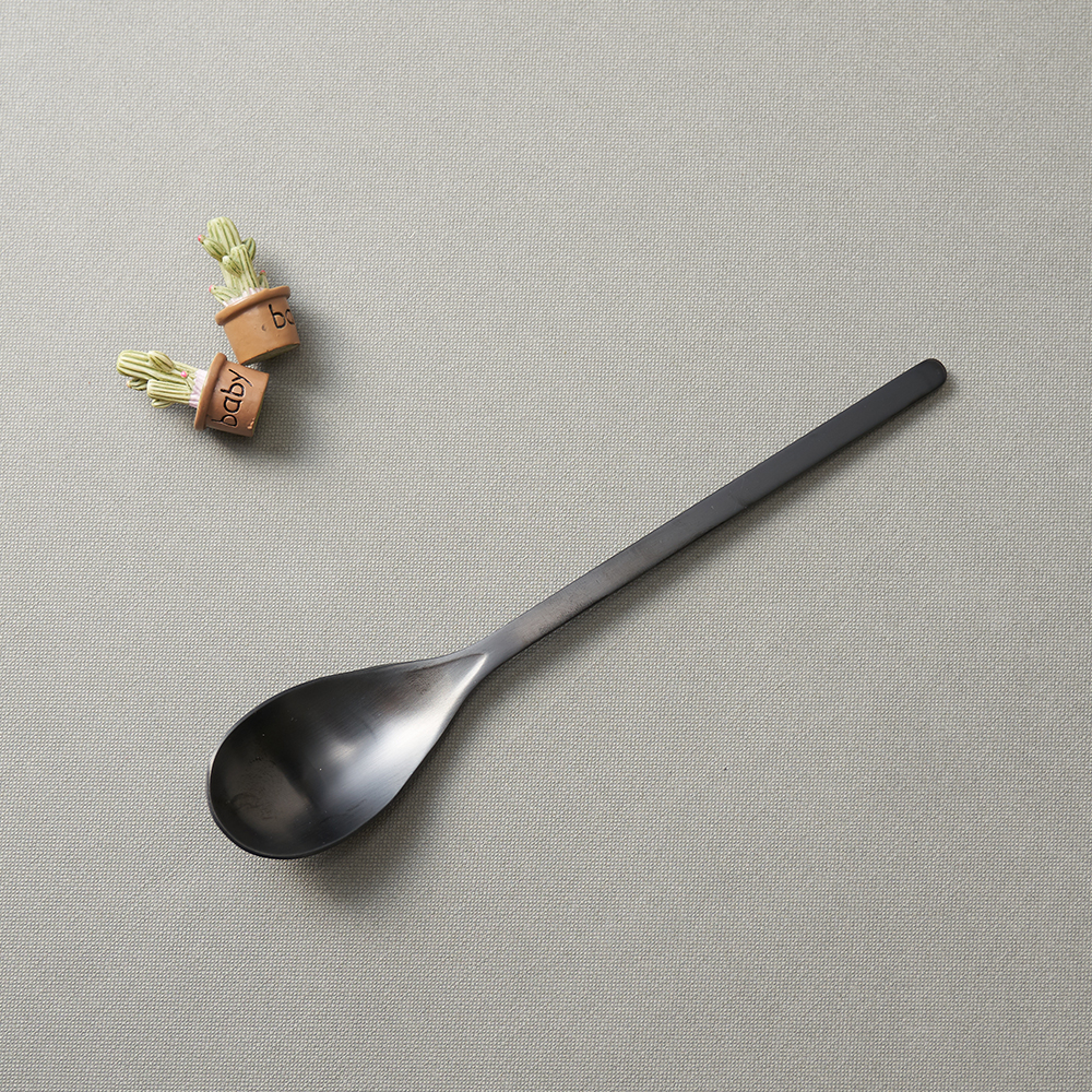 러브라믹스 아파트먼트 디너 스푼 - 매트블랙 (19cm)