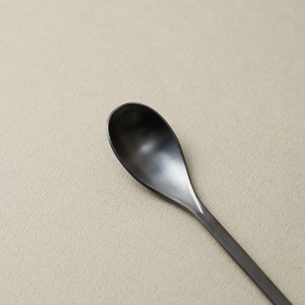 러브라믹스 아파트먼트 디저트 스푼 - 매트블랙 (14.5cm)