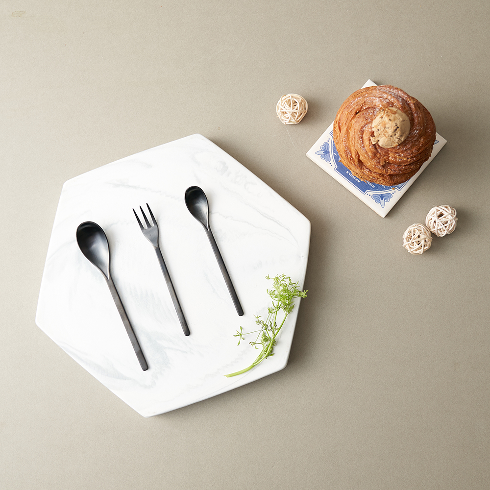 러브라믹스 아파트먼트 디저트 포크 - 매트블랙 (13cm)