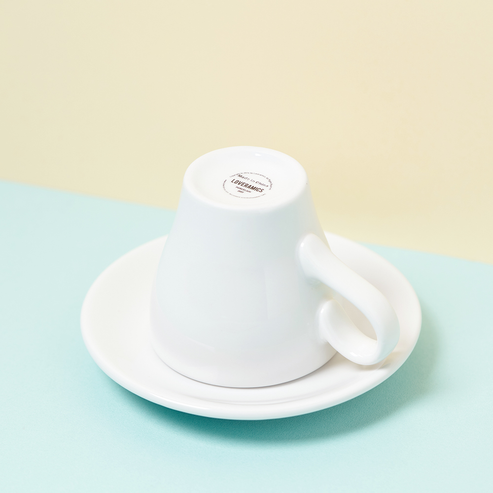 러브라믹스 튤립 카푸치노 백색 180ml