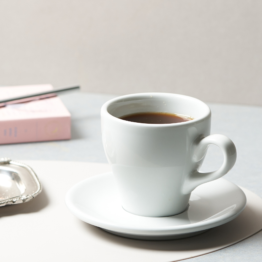 러브라믹스 튤립 라떼 백색 280ml 6인조