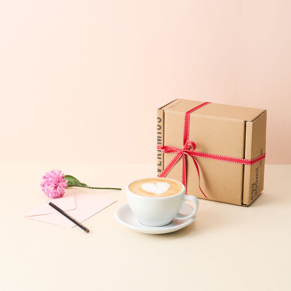 러브라믹스 에그 라떼 백색 300ml 기프트 세트