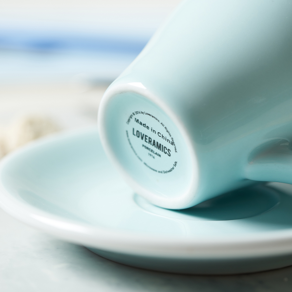 러브라믹스 튤립 카푸치노 베이비블루 180ml