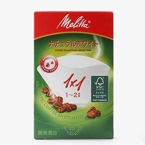 메리타 아로마 필터 1X1 화이트 40매