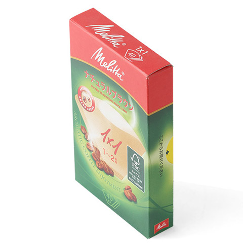 메리타 아로마 필터 1X1 브라운 40매