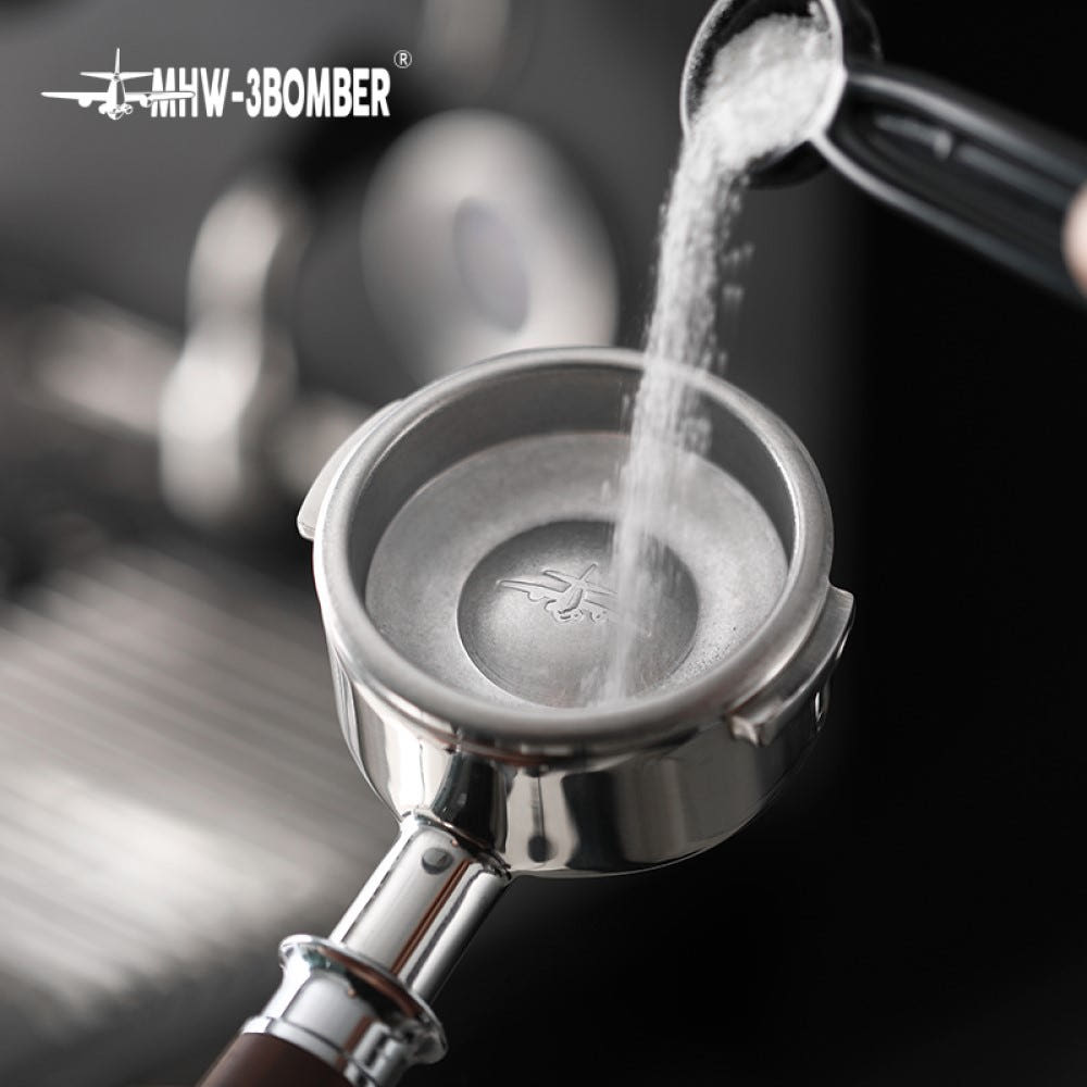 쓰리바머 블라인드 바스켓 58 58.5mm 실버스팟 커피머신 청소용 백플러싱