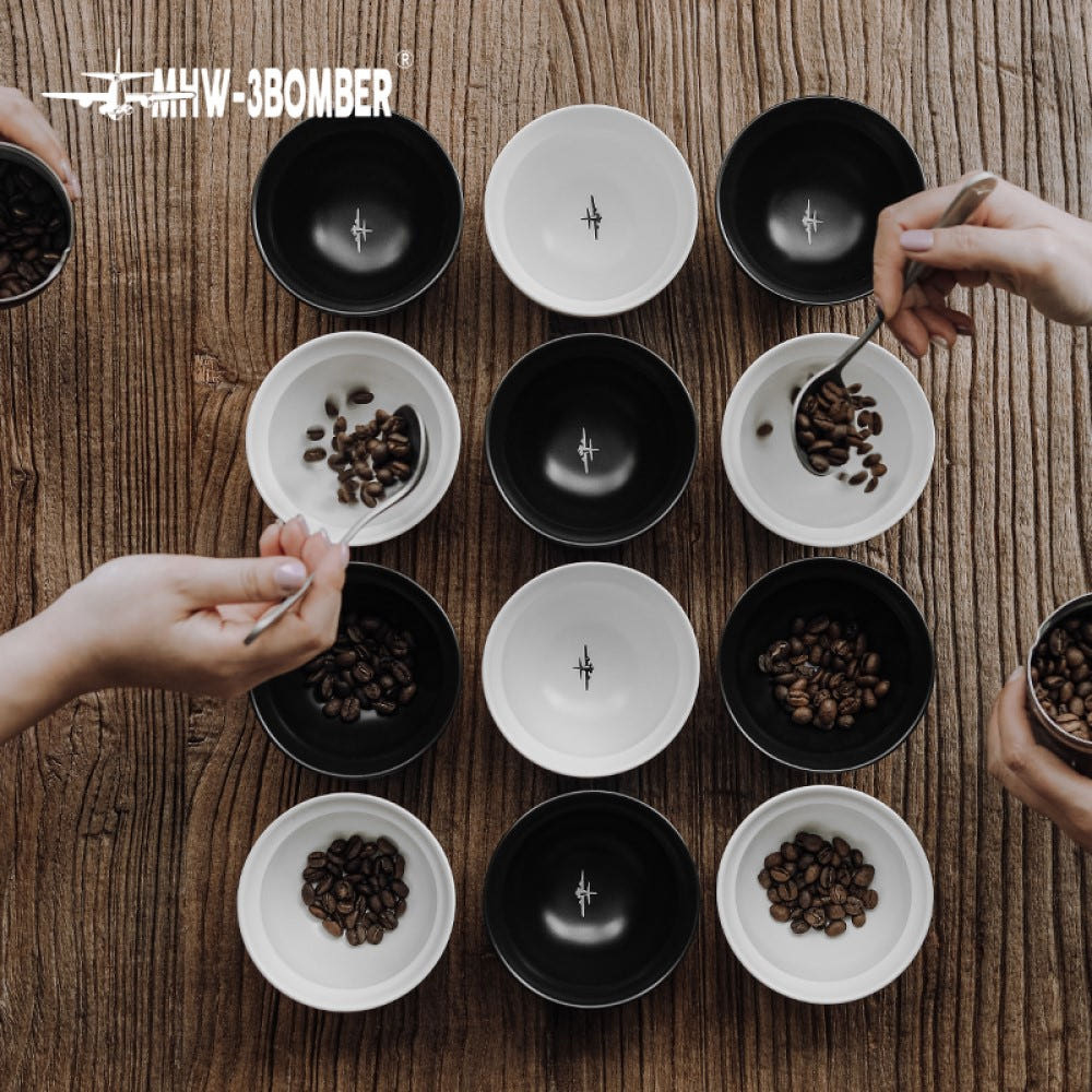 쓰리바머 세라믹 커피 커핑볼 200ml 커핑컵 화이트
