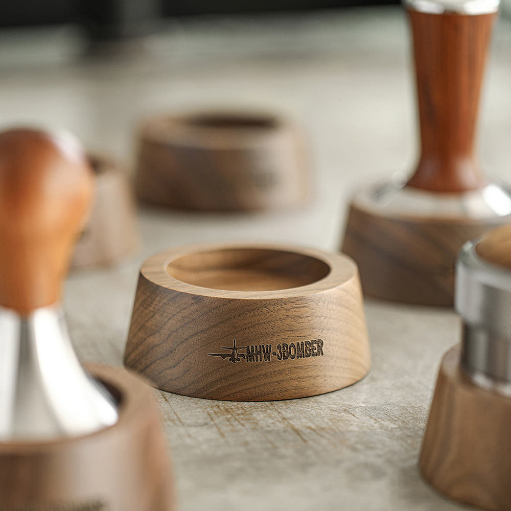 쓰리바머 고급 우드 탬퍼 받침대 58mm