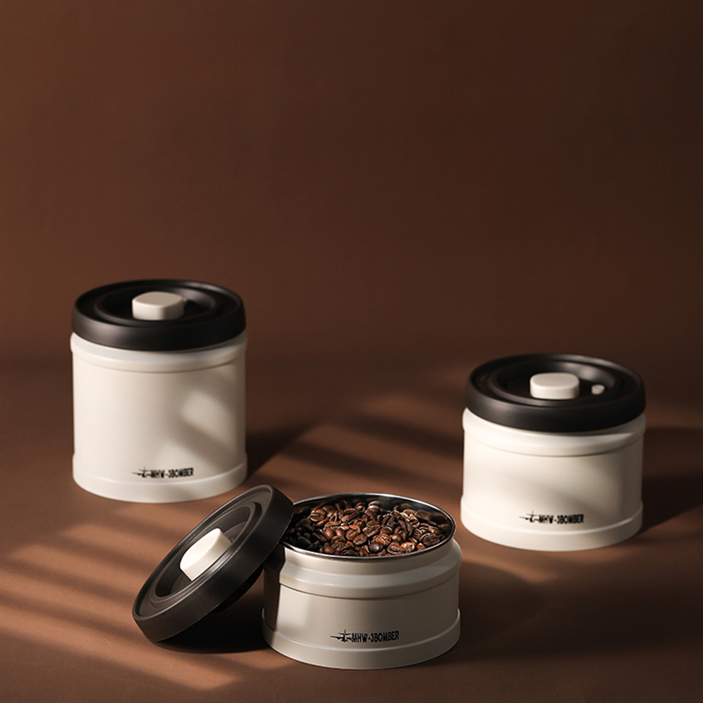 쓰리바머 프레쉬 원두 보관 캐니스터 밀폐용기 스텐 750ml 1100ml