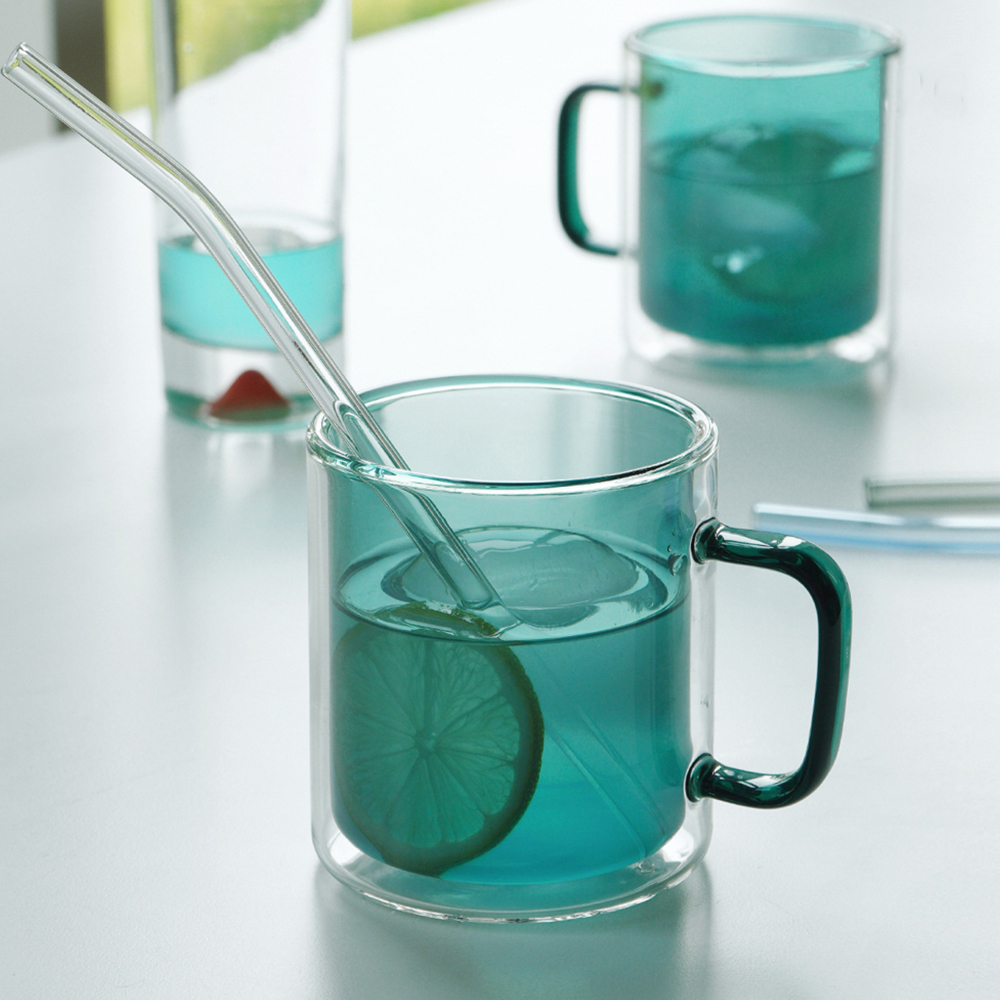 모네프 더블월 글라스 유리 머그 320ml