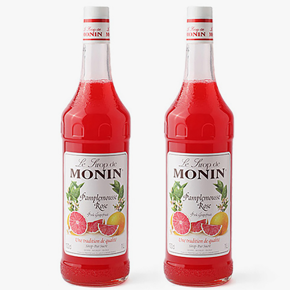 모닌 핑크 그레이프프룻 자몽 시럽 1000ml X 2개
