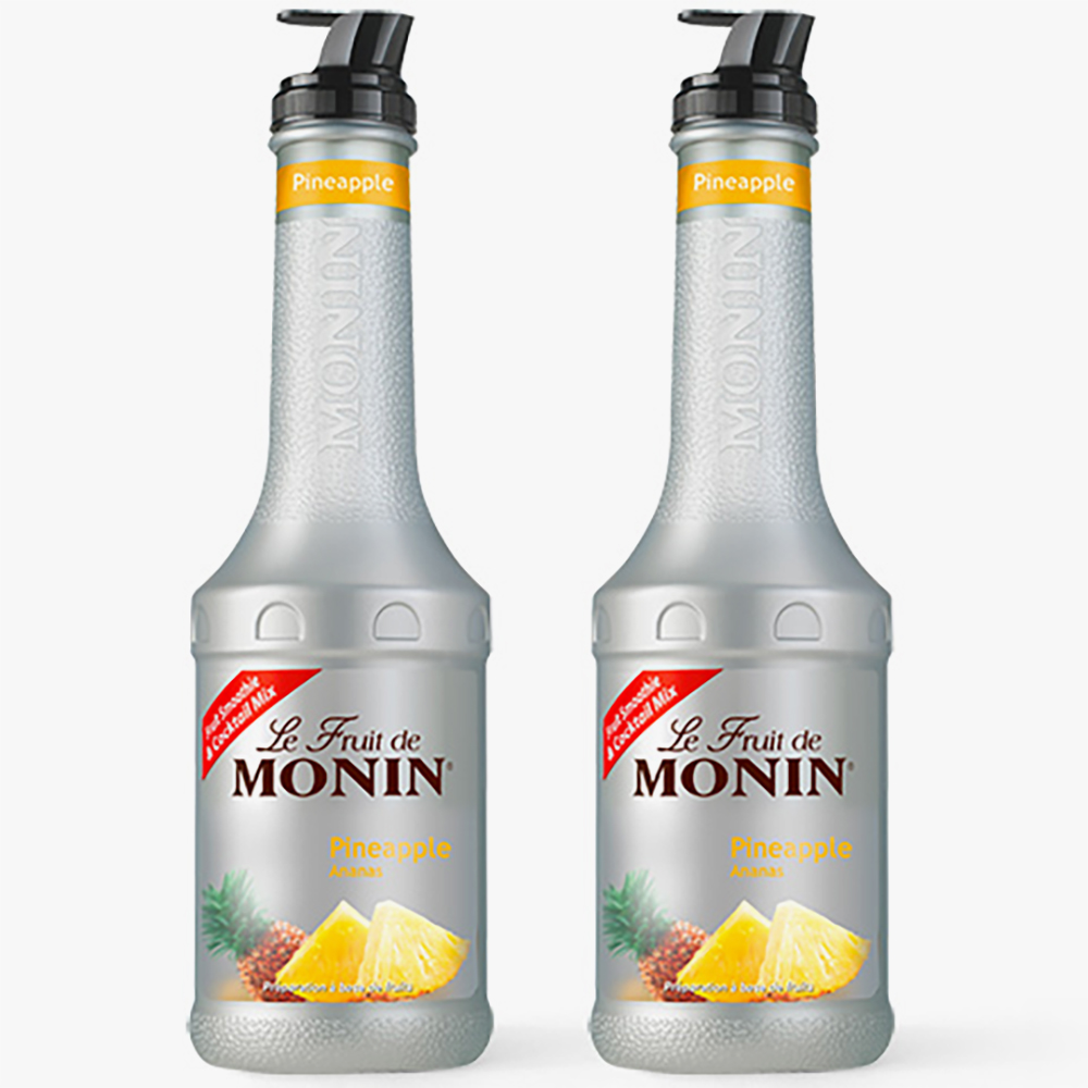 모닌 파인애플 믹스 퓨레 1000ml X 2개