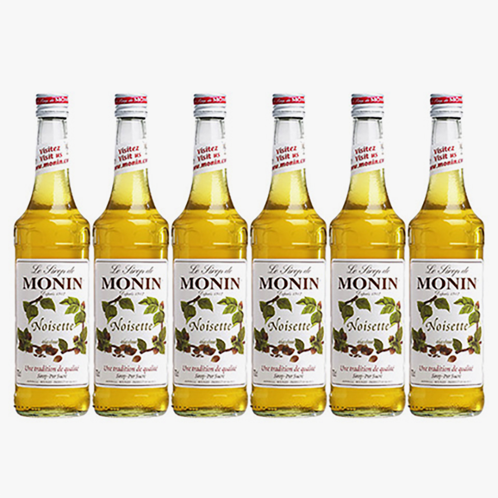 모닌 헤이즐넛 시럽 1000ml X 6개