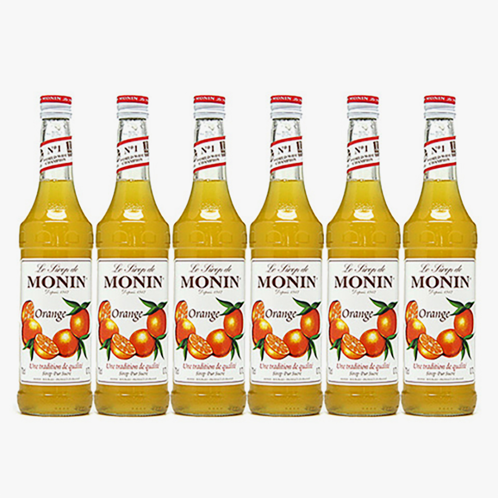 모닌 오렌지 시럽 1000ml X 6개