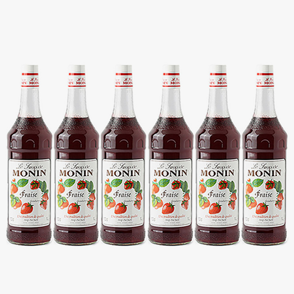모닌 스트로베리 시럽 1000ml X 6개