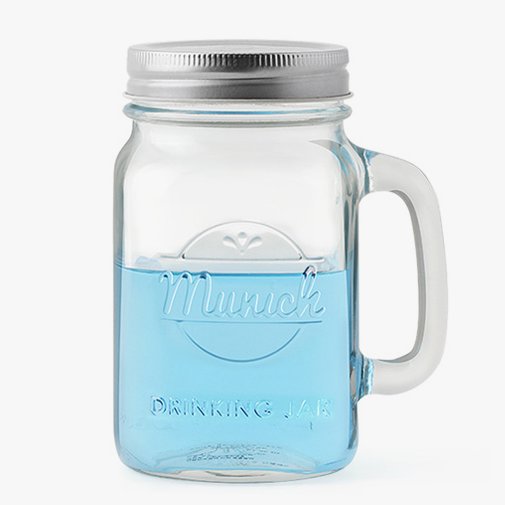 뮌헨 메이슨자 실버 16oz (2개세트)