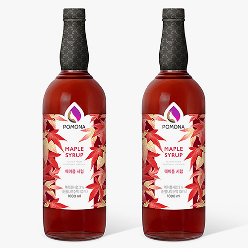 포모나 메이플 시럽 1000ml X 2