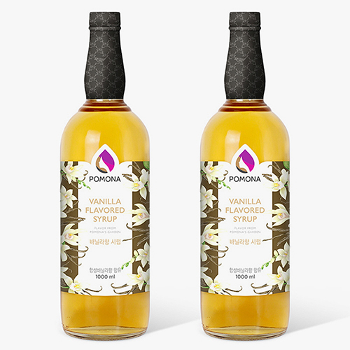 포모나 바닐라 시럽 1000ml X 2