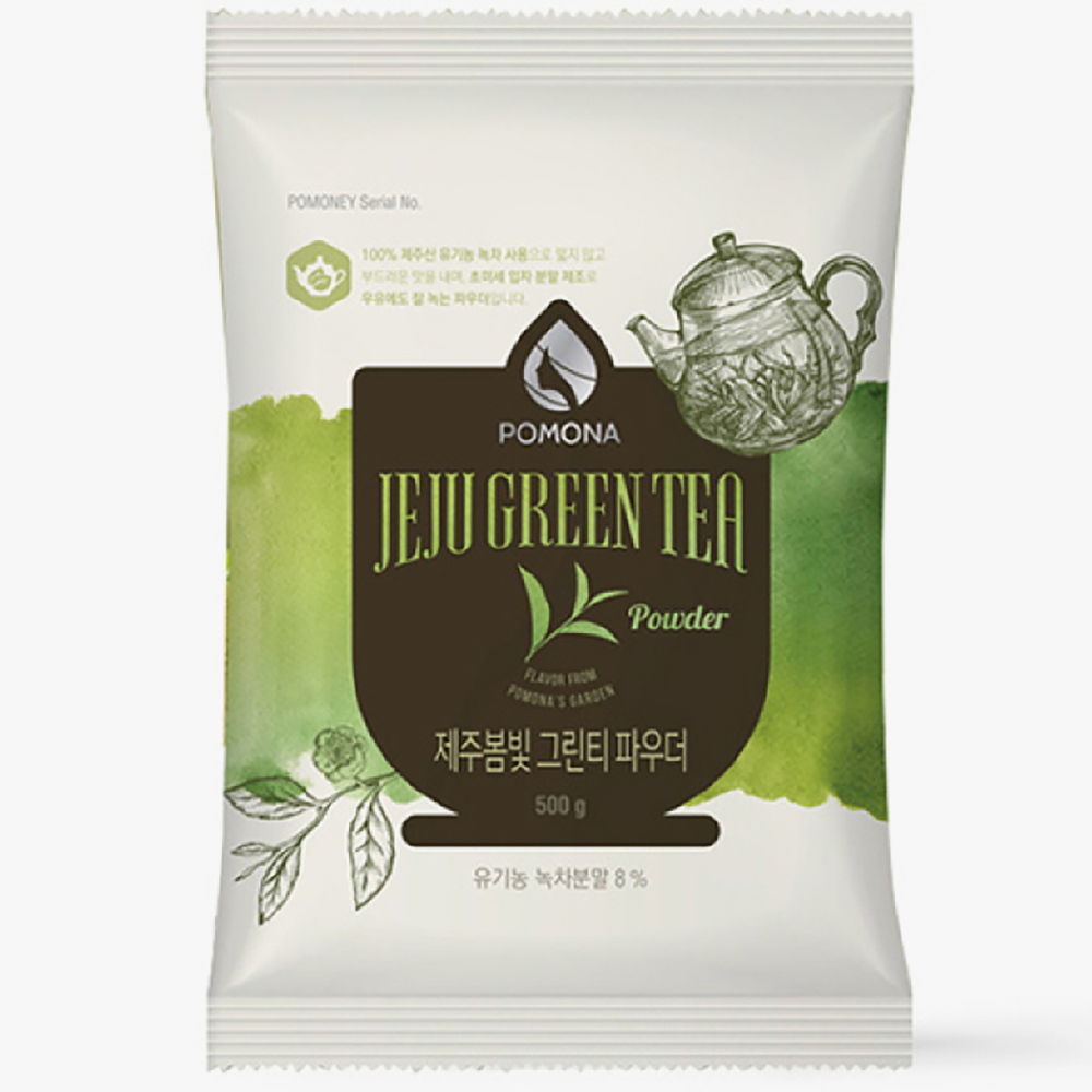 포모나 제주봄빛 그린티 파우더 500g