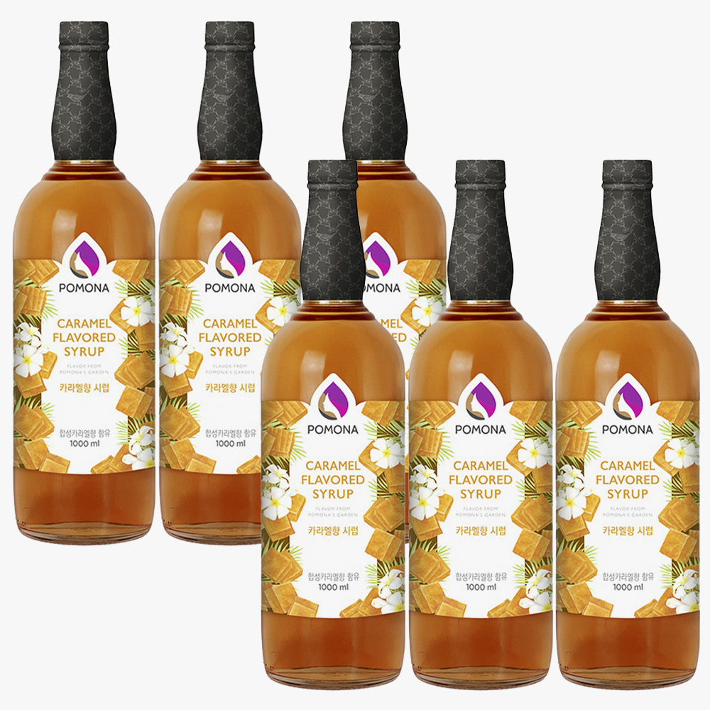 포모나 카라멜 시럽 1000ml X 6