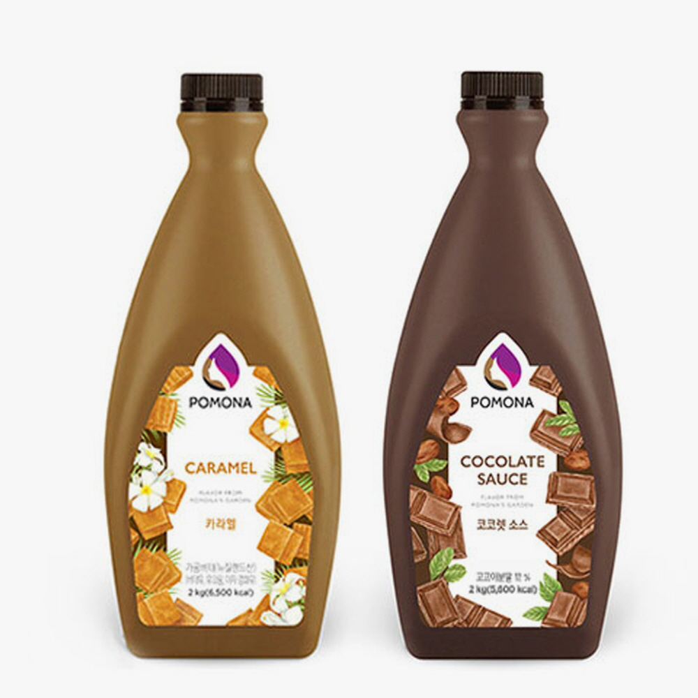 포모나 코코렛 소스 2kg + 카라멜 소스 2kg
