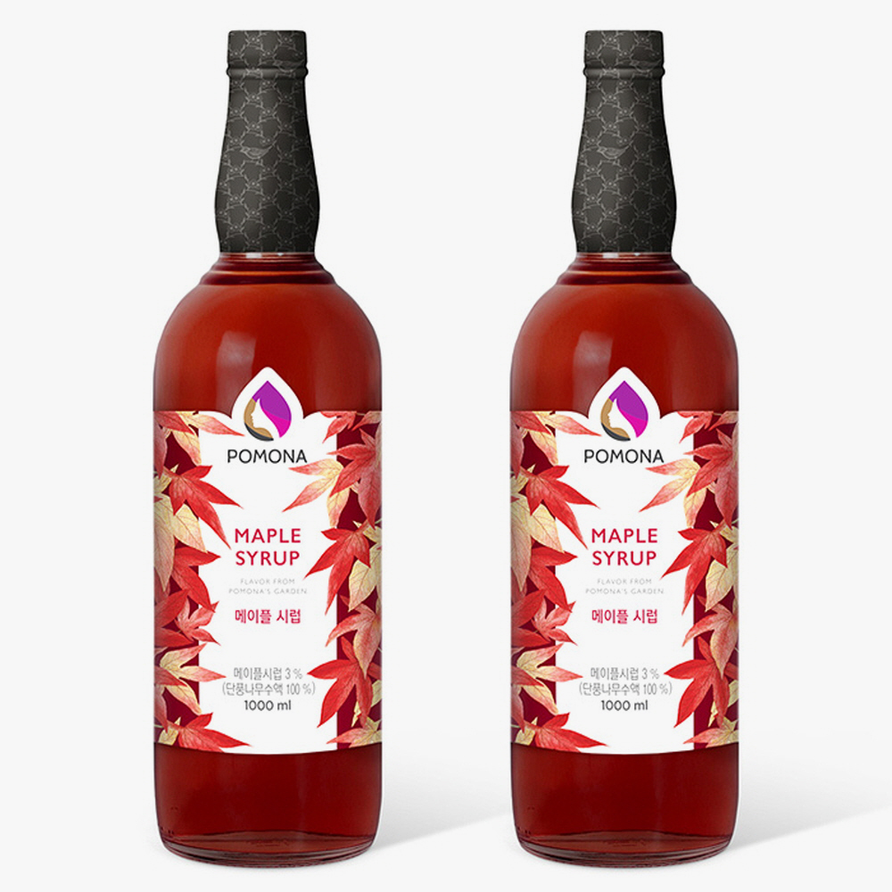 포모나 메이플 시럽 1000ml X 2