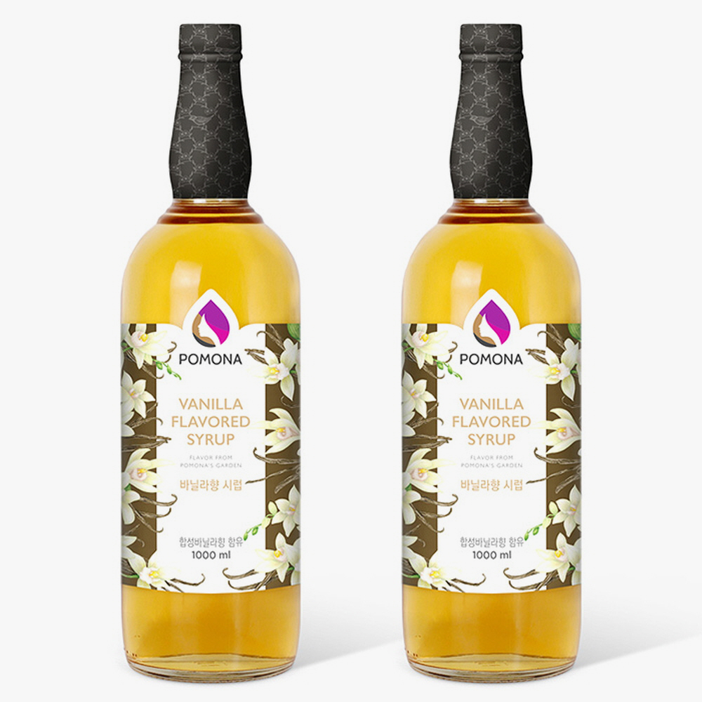 포모나 바닐라 시럽 1000ml X 2