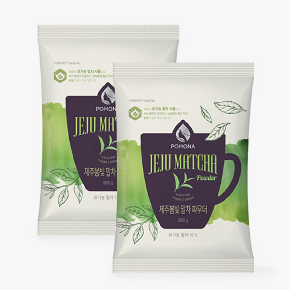 포모나 제주봄빛 말차 파우더 500g X 2