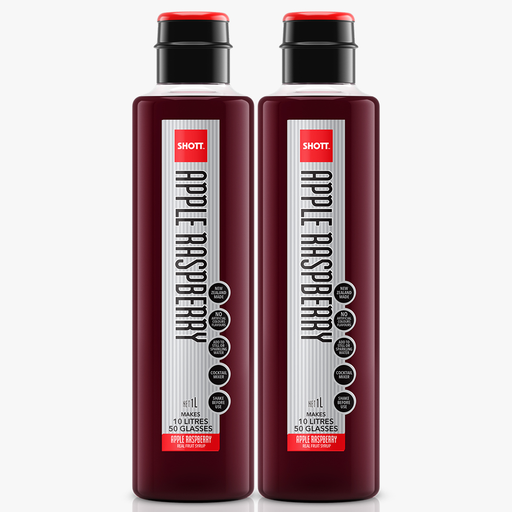 SHOTT 샷 애플&라즈베리 1000ml x 2