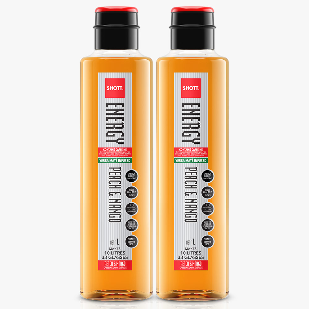 SHOTT 샷 에너지 피치&망고 1000ml x 2