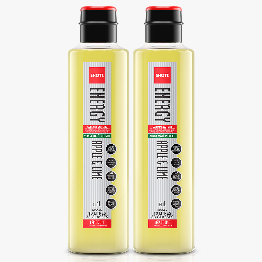 SHOTT 샷 에너지 애플&라임 1000ml x 2