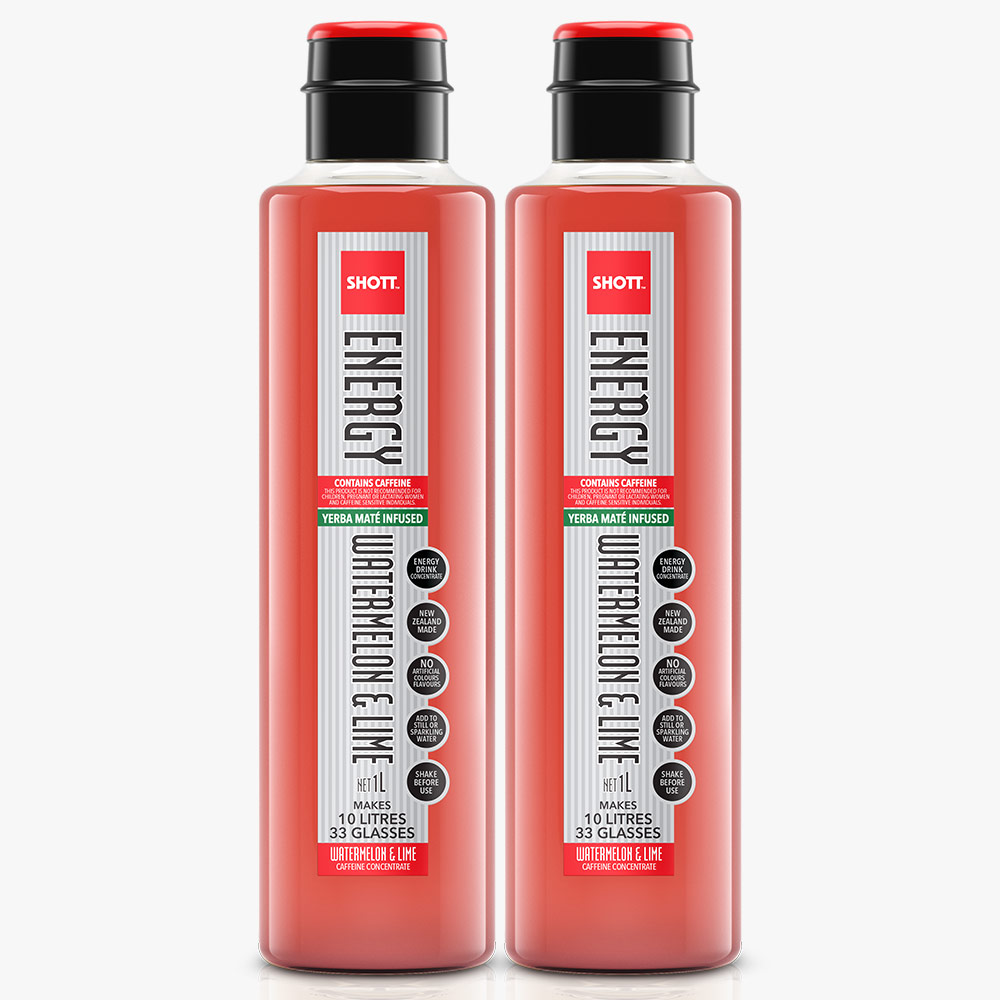 SHOTT 샷 에너지 워터멜론&라임 1000ml x 2