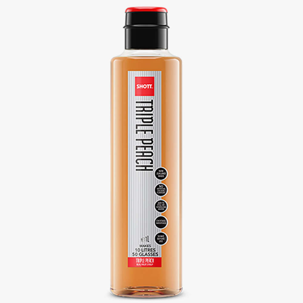 SHOTT 샷 트리플 피치 시럽 1000ml