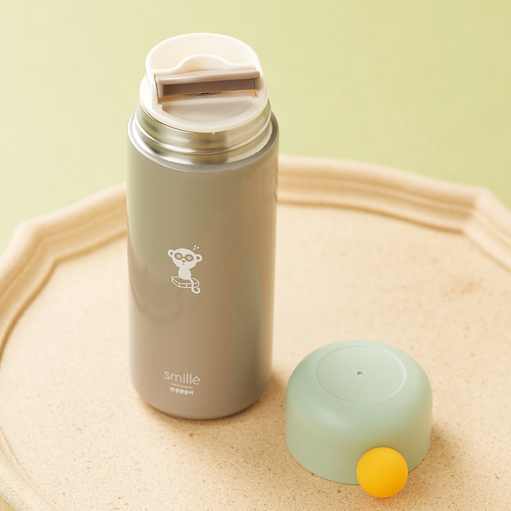 스밀레 드링크 이지 텀블러 350ml (그레이)