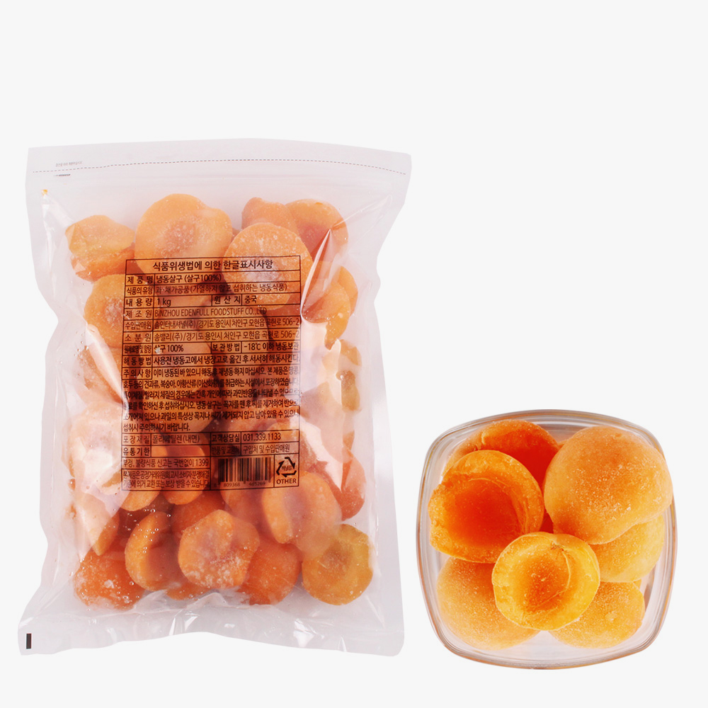 솜 냉동 살구 1kg X 4