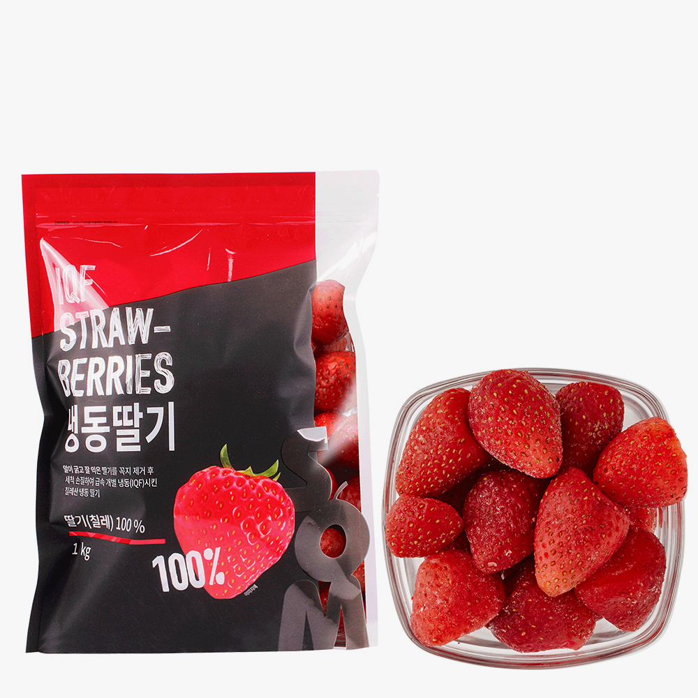 솜 냉동 딸기 (칠레산) 1kg X 4