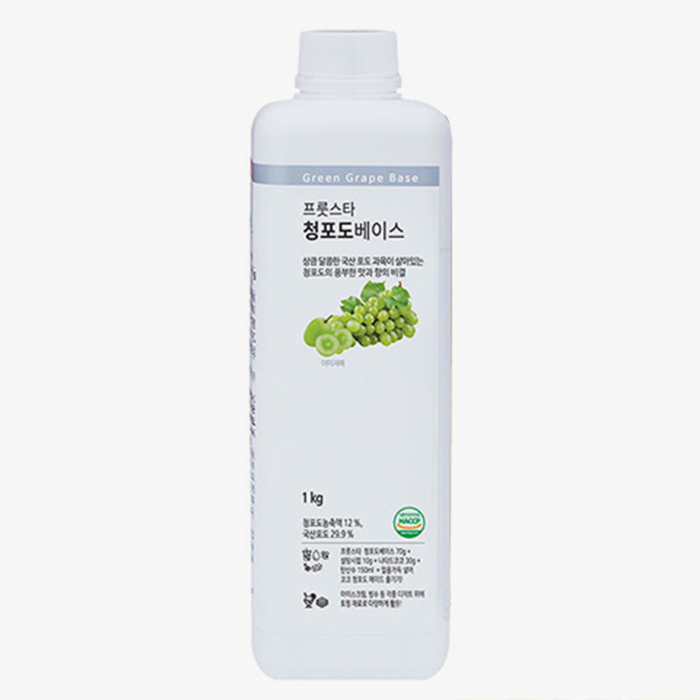 솜 프룻스타 청포도 에이드 베이스 1kg X 3