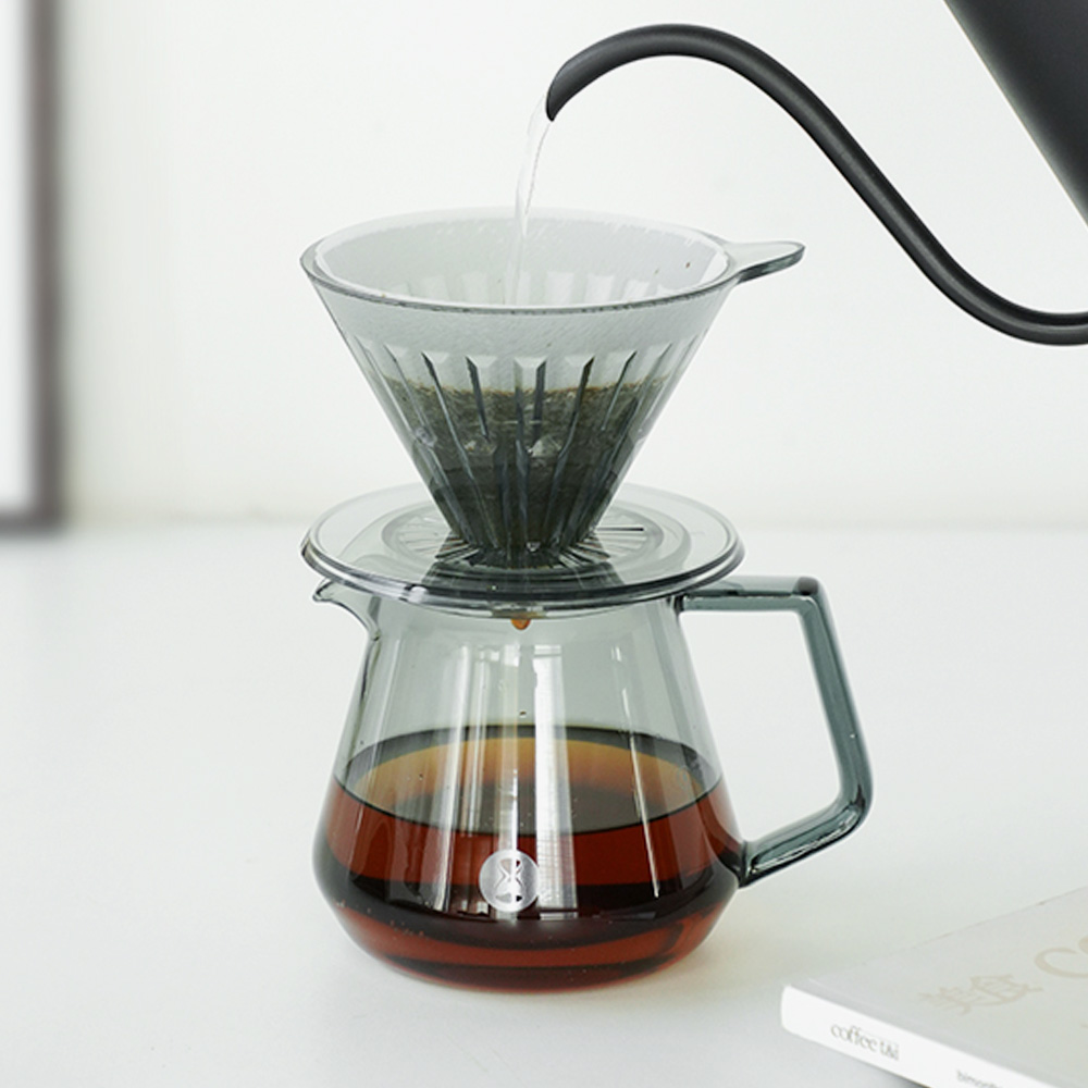 타임모어 커피 서버 블랙 600ml