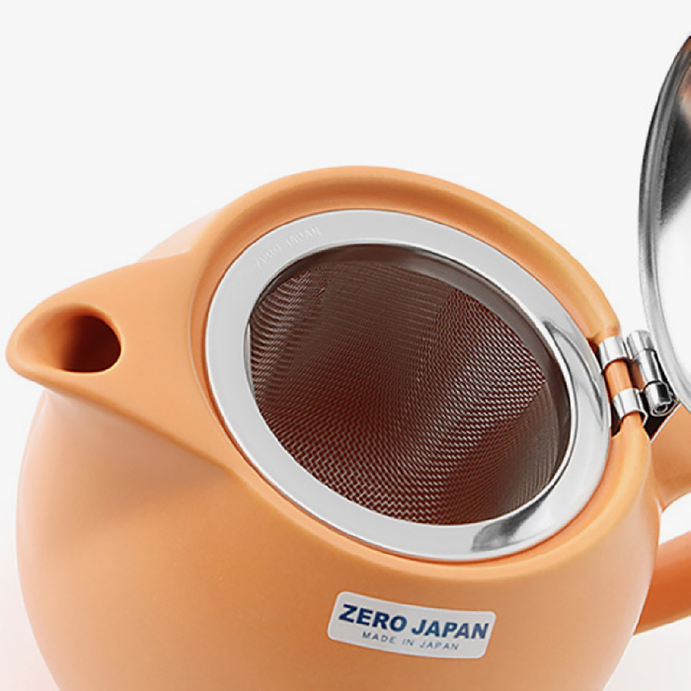 제로재팬 도자기 티포트 2인용 젤라또망고 450ml