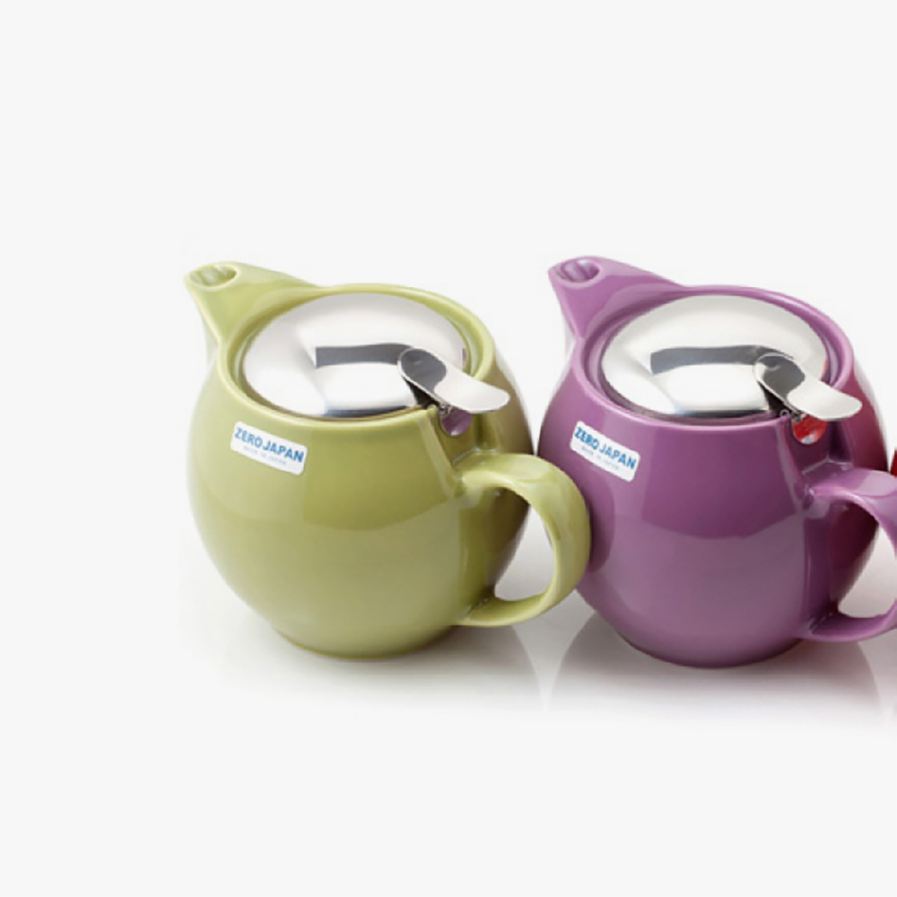 제로재팬 도자기 티포트 2인용 알로에 450ml